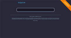 Desktop Screenshot of heipei.de
